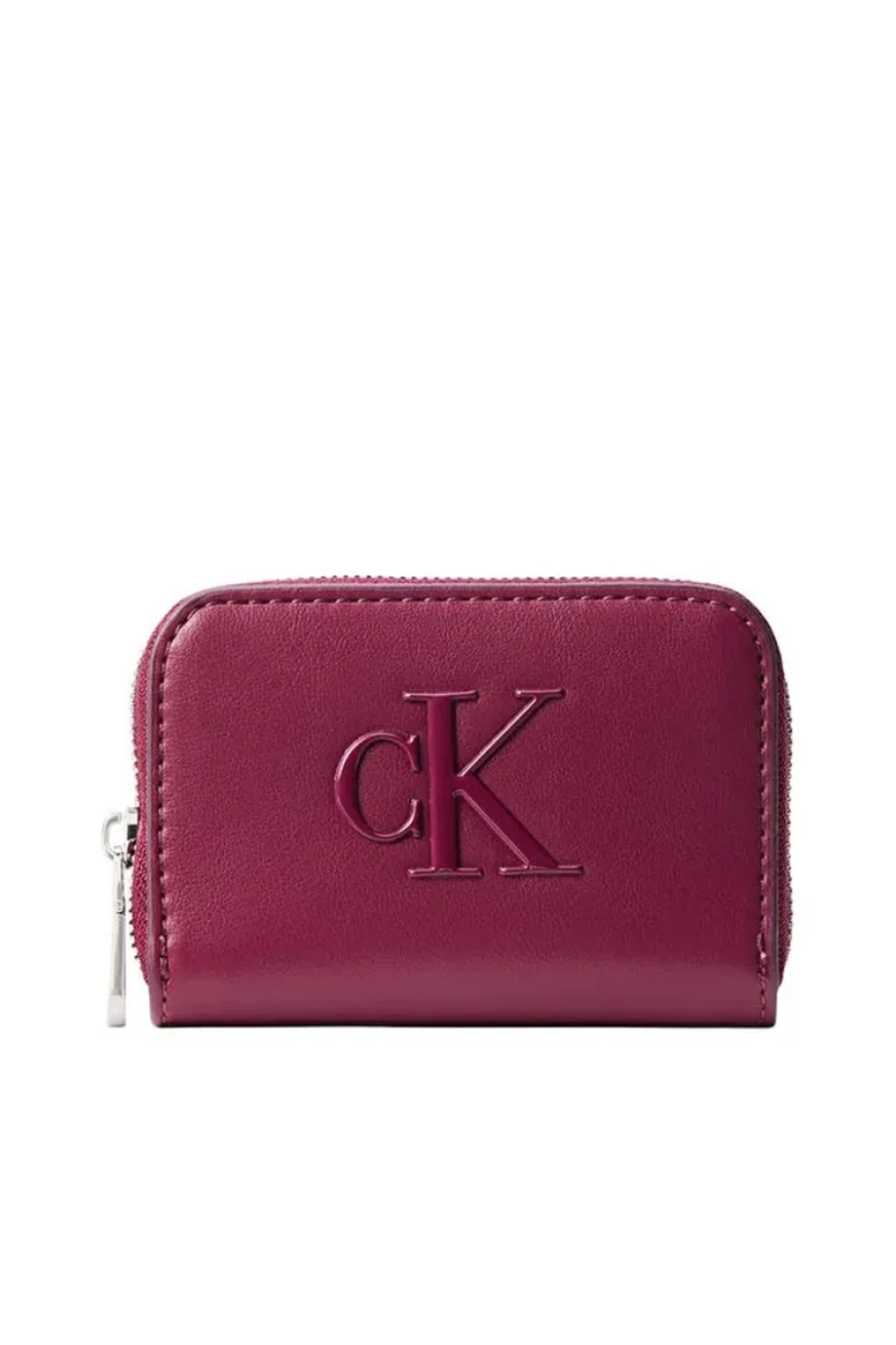 Calvin Klein Bold CK Orta Boy Fermuarlı Kadın Kırmızı Cüzdan LV04F1154G-Z1K