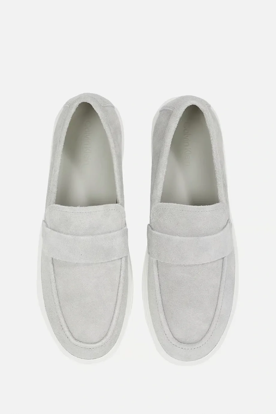 Calvin Klein MOCCASIN SUE UNLINED Erkek  Loafer HM0HM01819-ADB