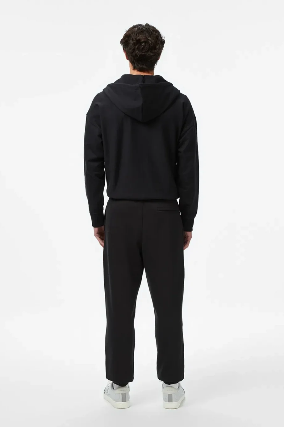 Calvin Klein EU 350 Terry Monogram Erkek Siyah Eşofman Altı LV04RD241G-UB1