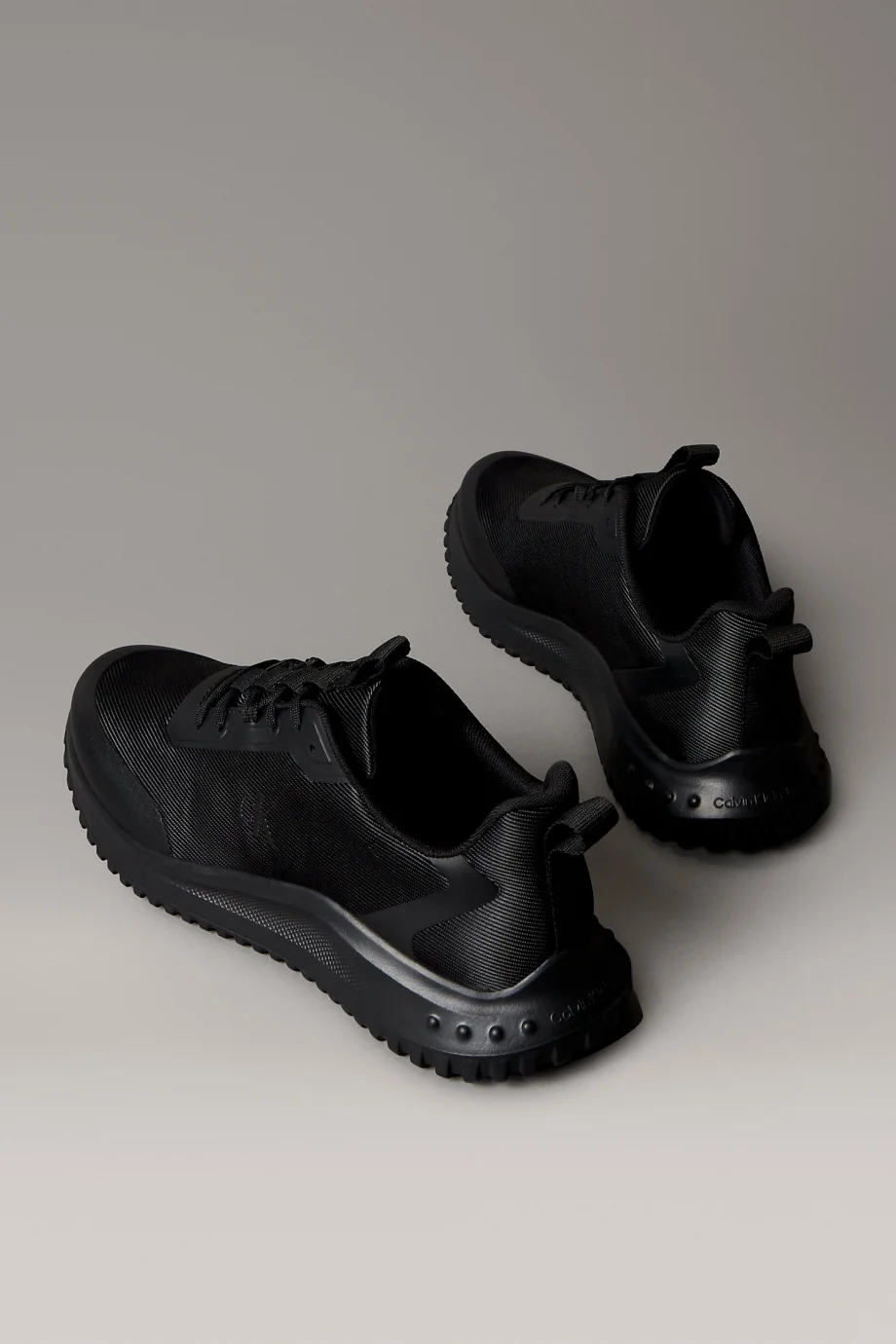 Calvin Klein EVA Runner Bağcıklı Materyal Karışımlı Erkek Siyah Sneaker YM0YM01442-0GJ