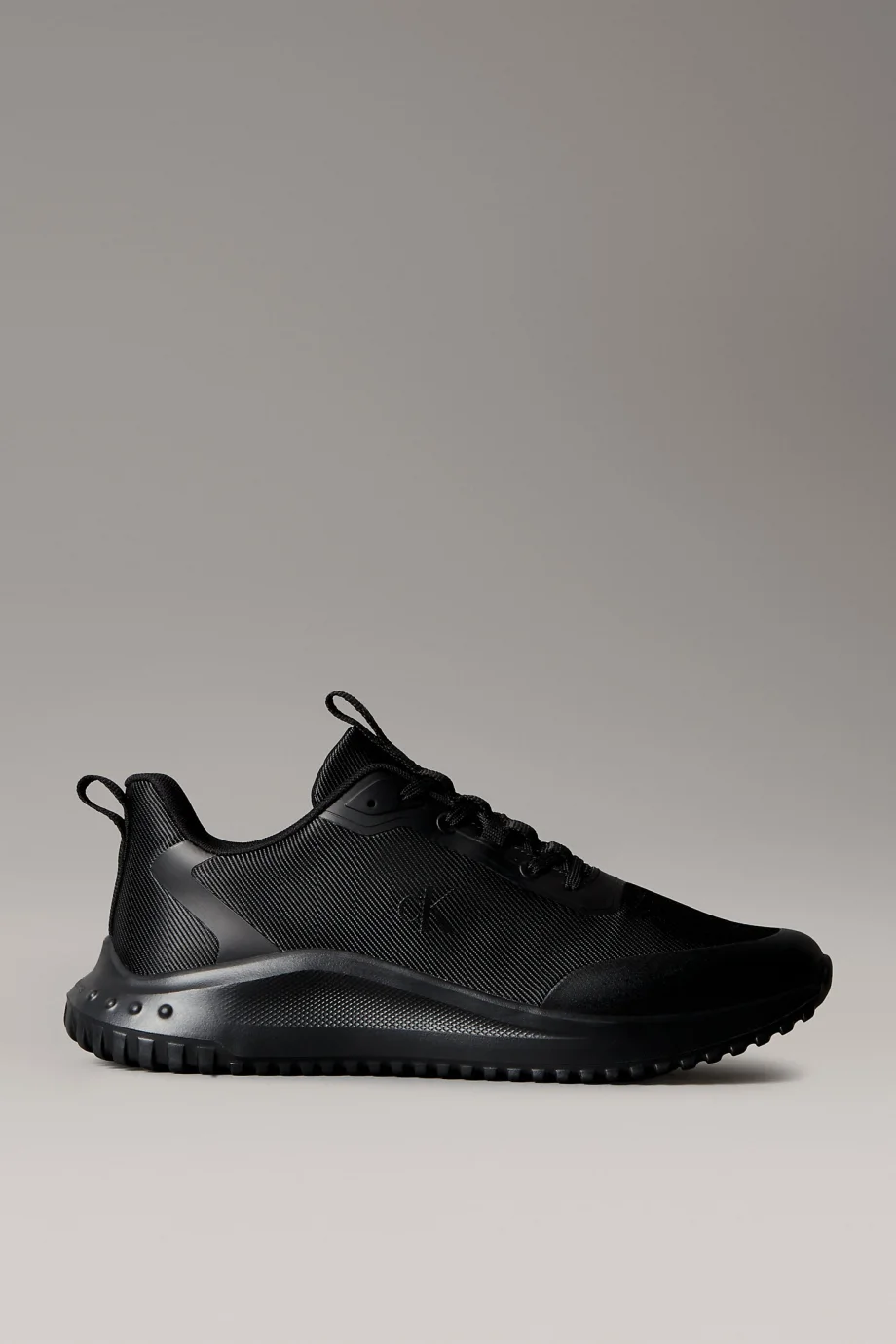 Calvin Klein EVA Runner Bağcıklı Materyal Karışımlı Erkek Siyah Sneaker YM0YM01442-0GJ
