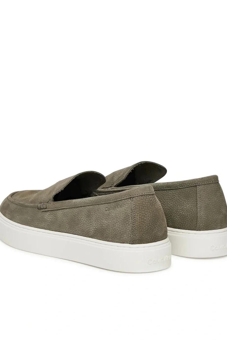 Calvin Klein Hibrit Nubuk Makosen Erkek  Haki Loafer HM0HM01902-MTB