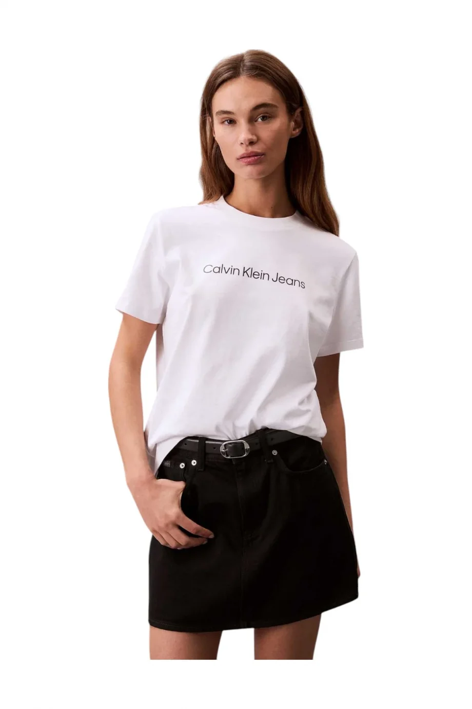 Calvin Klein Essentials Kadın Beyaz T-shirt LV047C912G-YAA