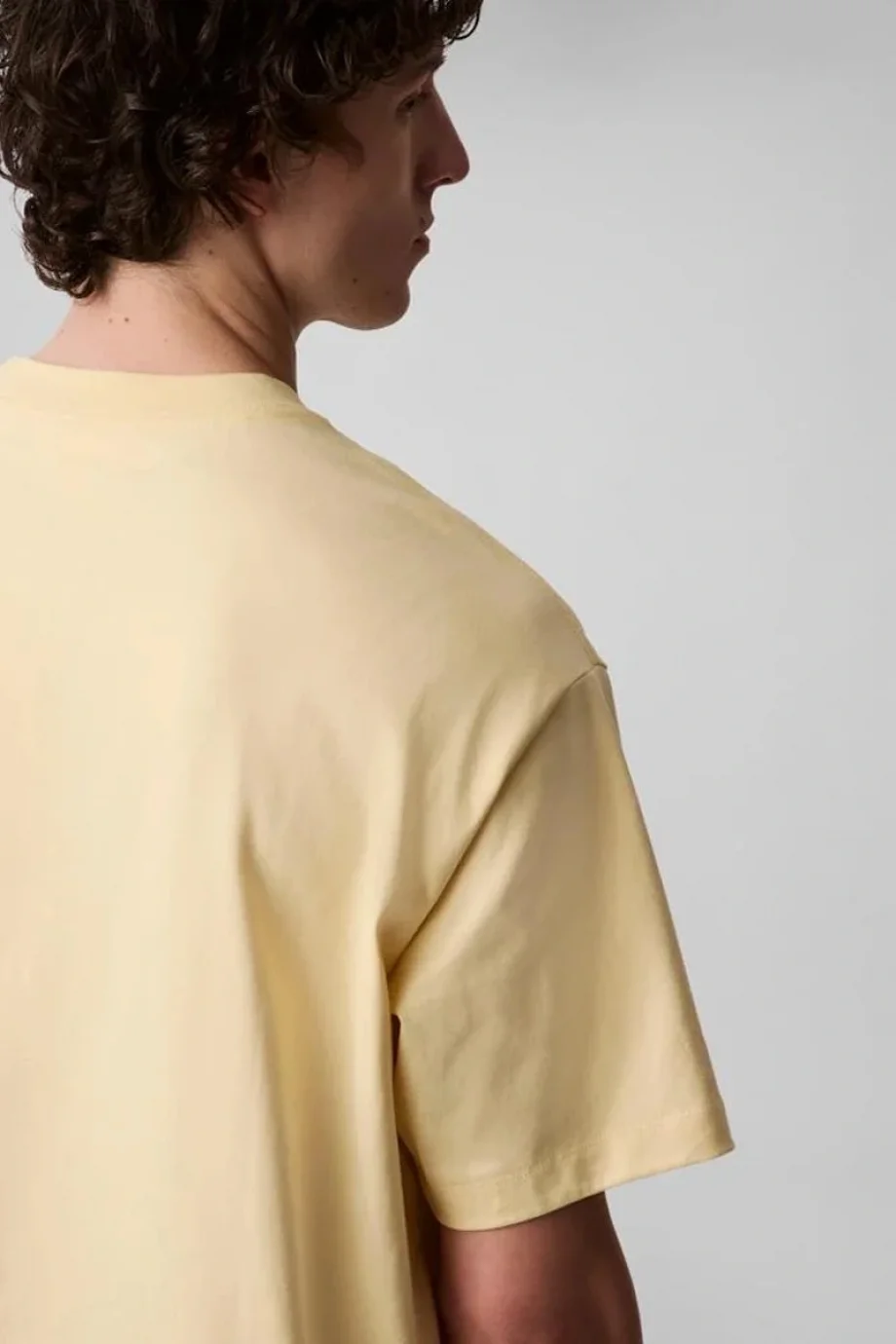 Calvin Klein Global Erkek Sarı T-shirt LV04RB295G-RM9