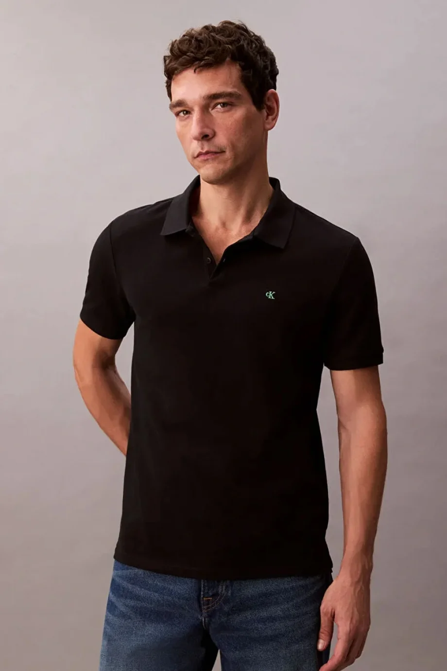 Calvin Klein Global Erkek Siyah T-shirt  LV040EM269-UB1