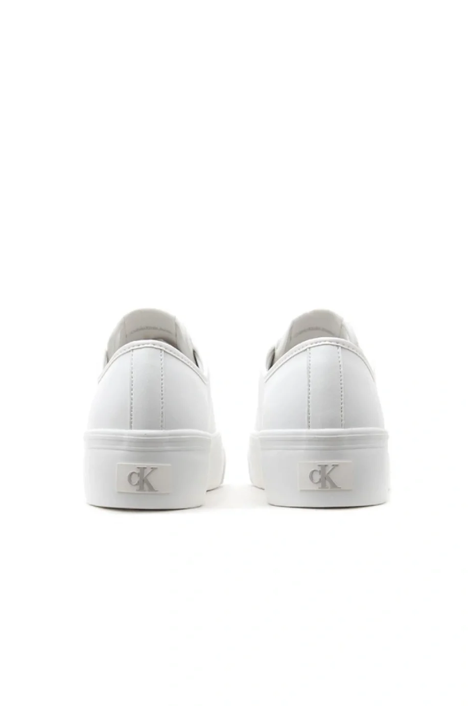 Calvin Klein Kadın Deri Düz Platform Beyaz Sneaker YW0YW01886-YAF
