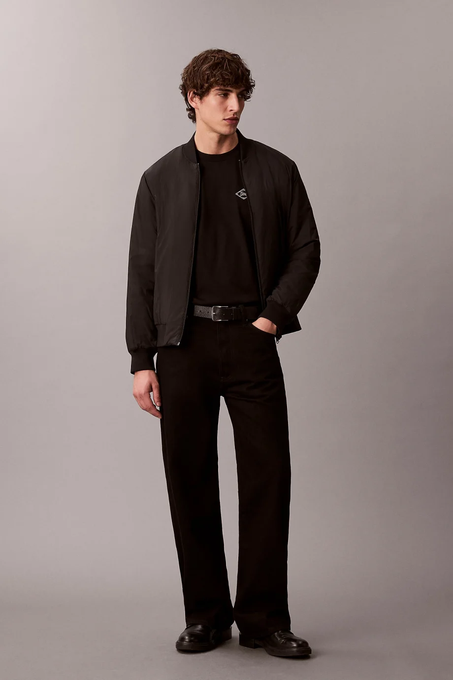 Calvin Klein Kısa Kollu 20S Calvin Matchbox Grafikli Erkek Siyah T-shirt LV04RE802G-UB1