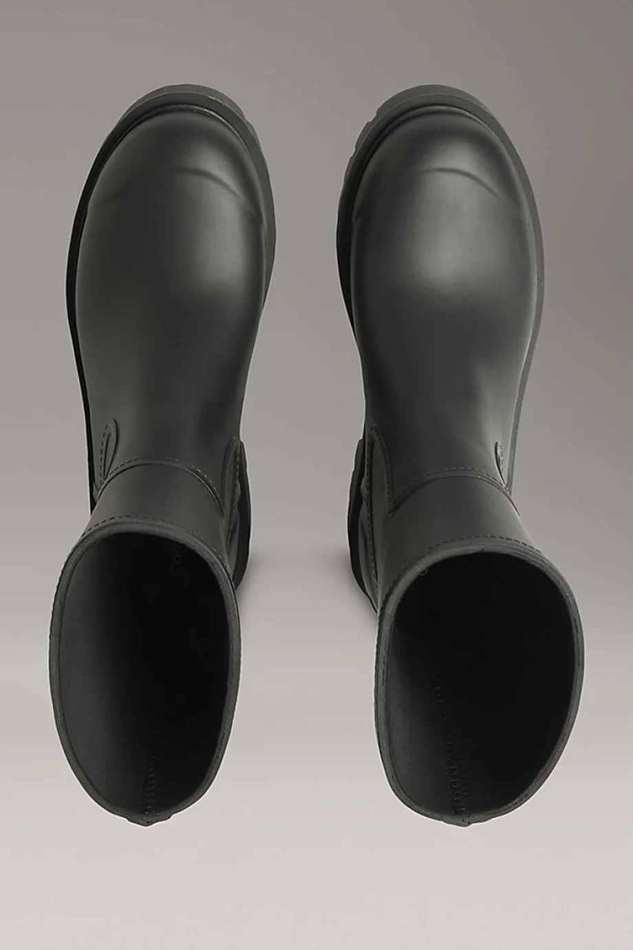 Calvin Klein Orta Boy Kauçuk Yağmur Kadın Siyah Bot YW0YW02004-BEH