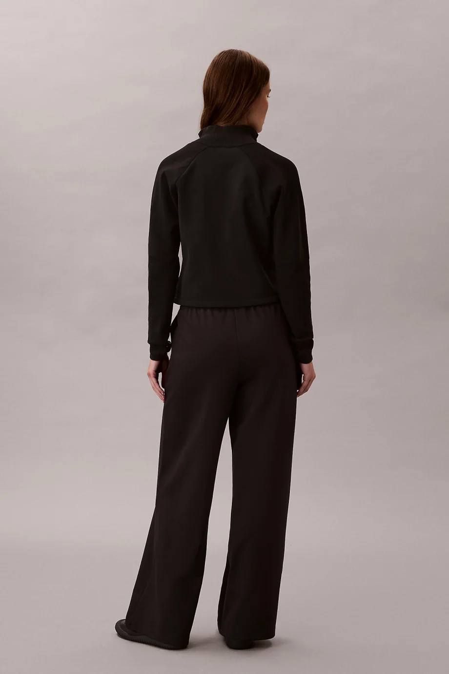 Calvin Klein Ponte Logolu Bel Bantlı Kadın Siyah Eşofman Altı LV044E622G-UB1