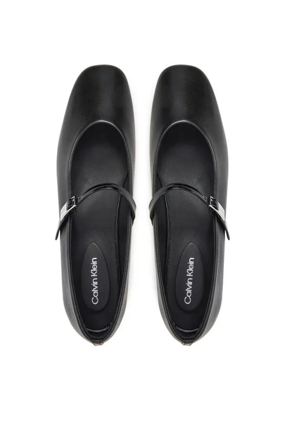 Calvin Klein BALLERINA NEW BUCKLE - LTH Kadın  Babet HW0HW02483-BEH