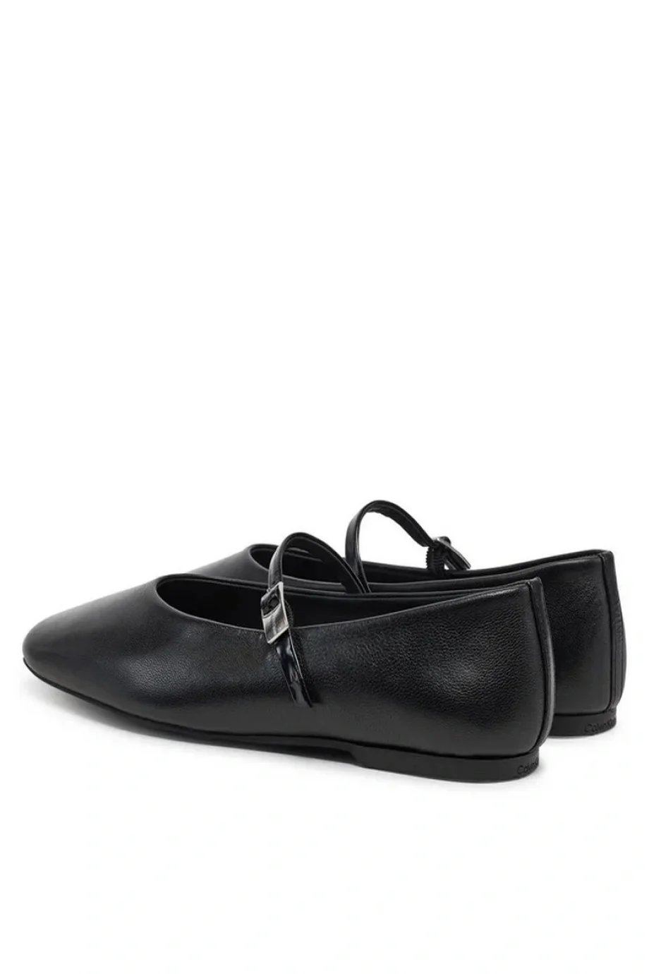 Calvin Klein BALLERINA NEW BUCKLE - LTH Kadın  Babet HW0HW02483-BEH