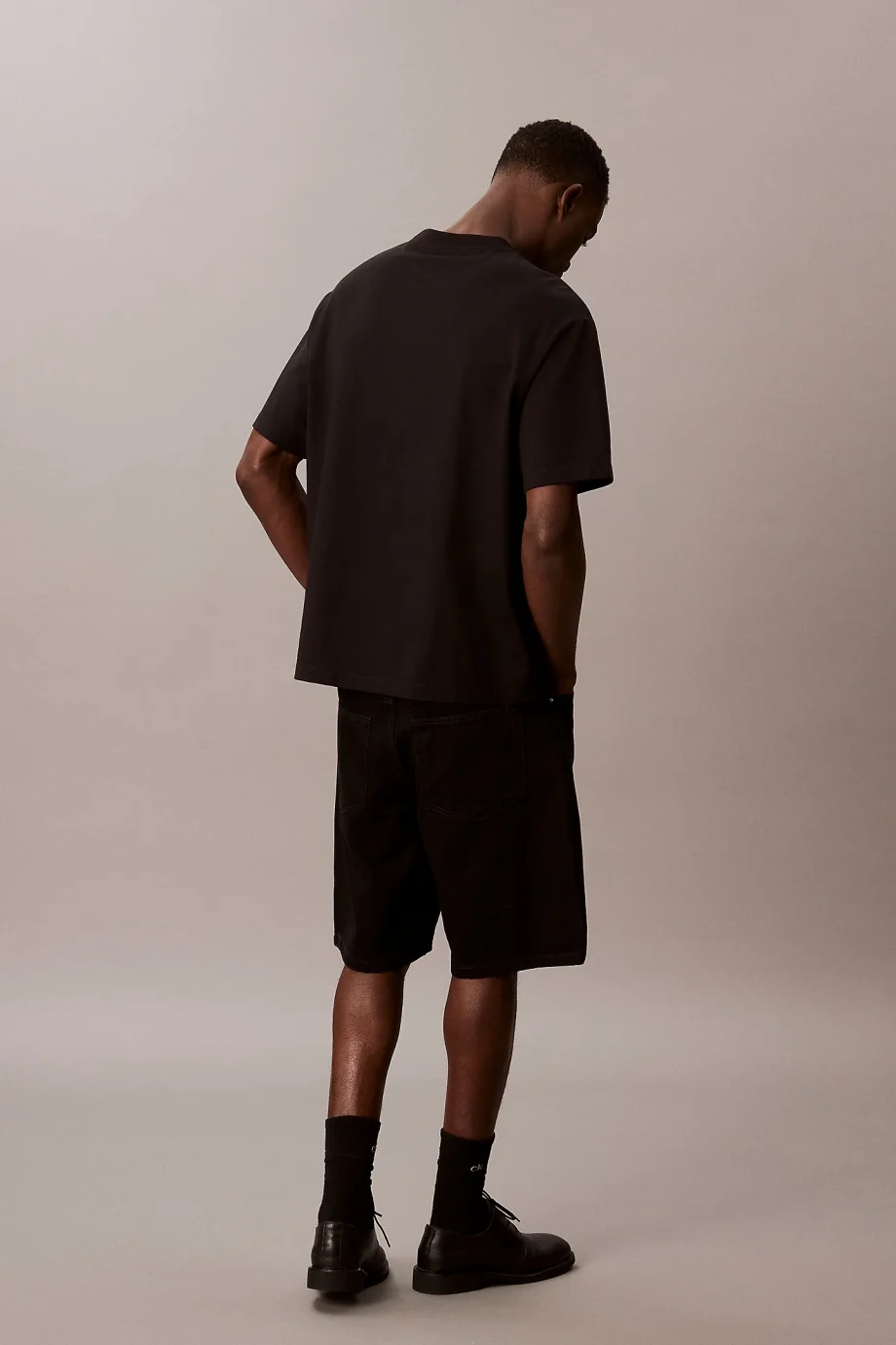 Calvin Klein Ss Graphic Tee Erkek Siyah T-shirt LV04RC851G-UB1