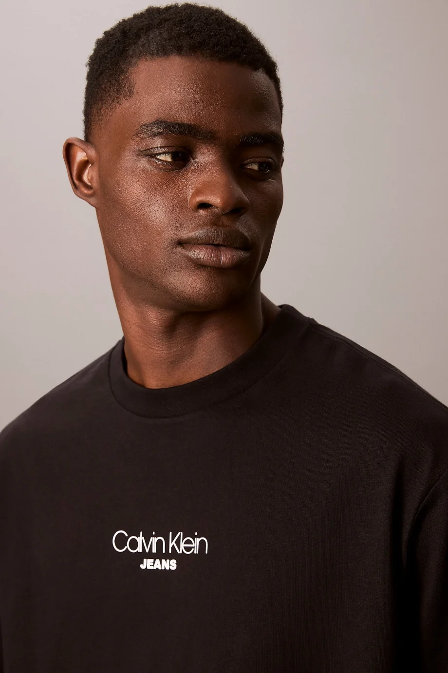 Calvin Klein Ss Graphic Tee Erkek Siyah T-shirt LV04RC851G-UB1