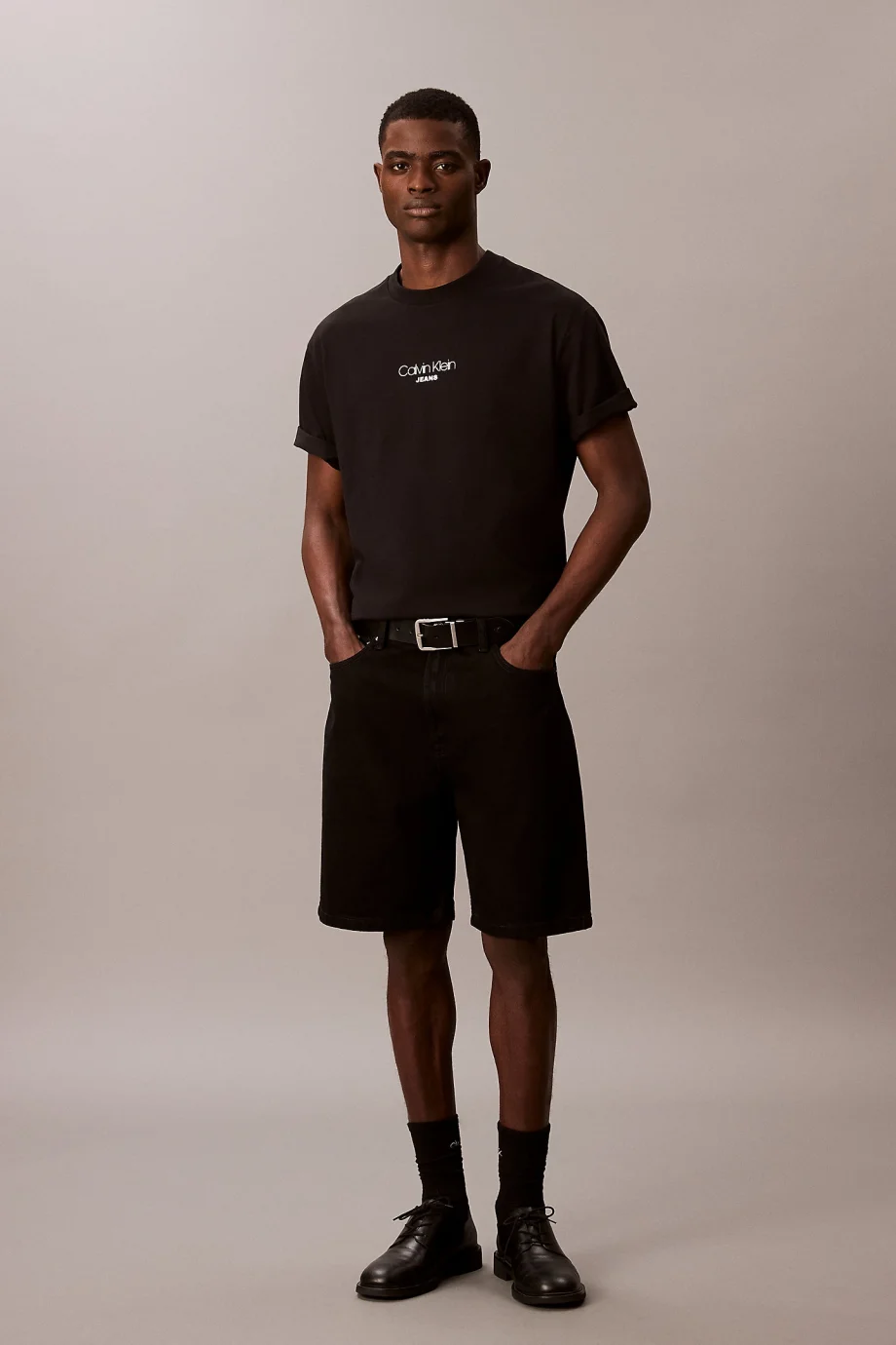 Calvin Klein Ss Graphic Tee Erkek Siyah T-shirt LV04RC851G-UB1