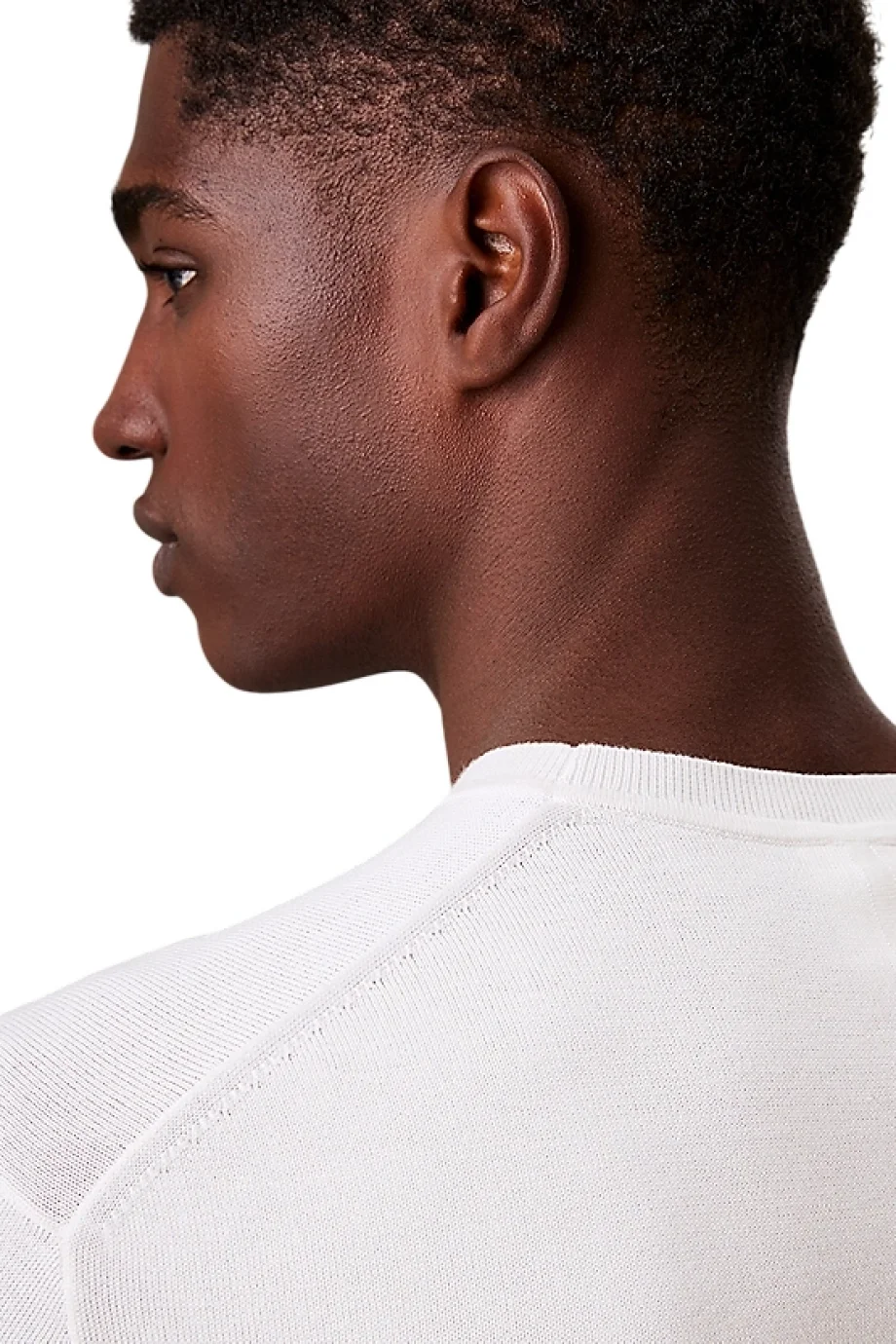 Calvin Klein Supima Cotton Erkek Beyaz Sweatshirt  LV040BM343-YAS