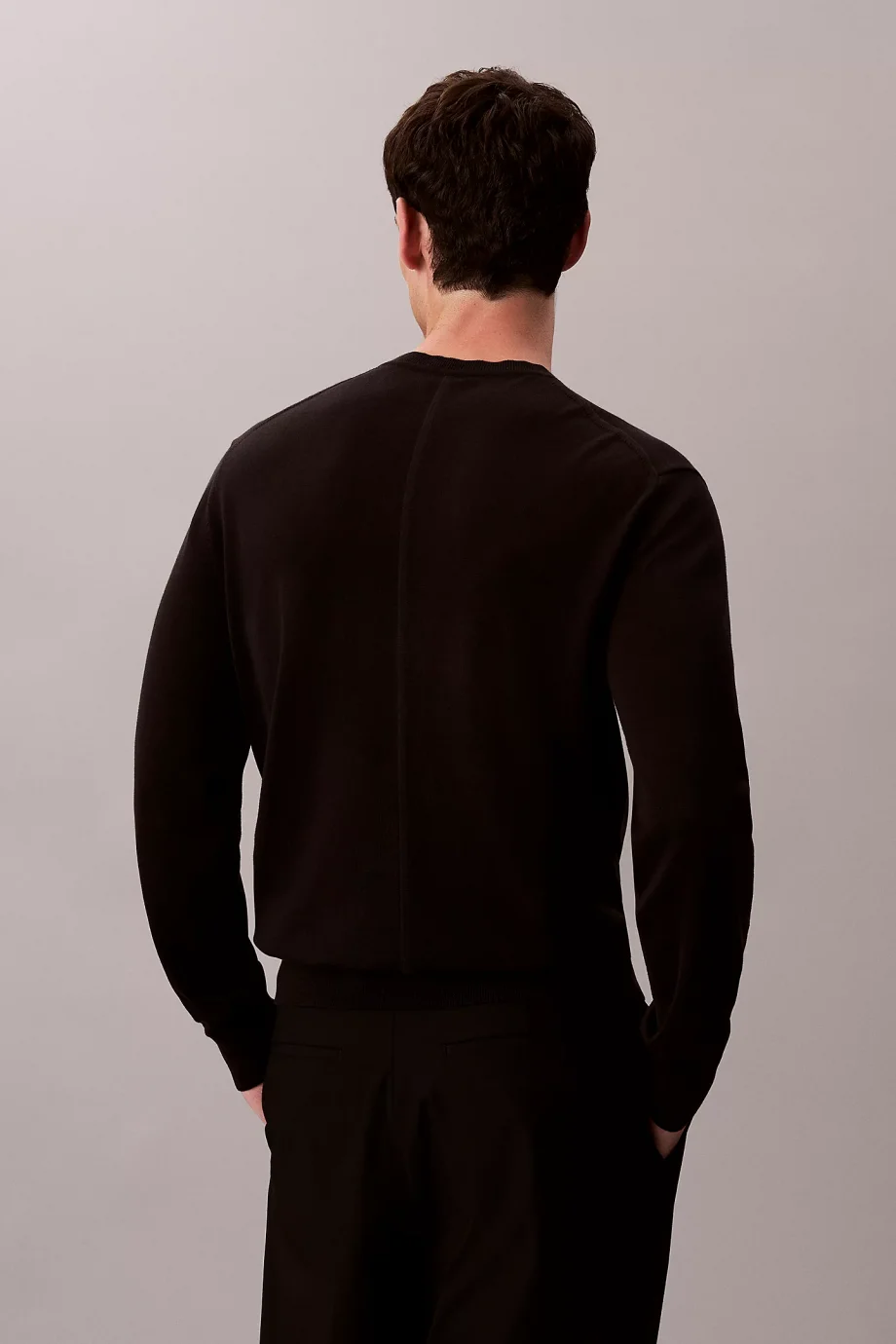 Calvin Klein Supima Cotton Erkek Siyah Sweatshirt LV040BM343-UB1