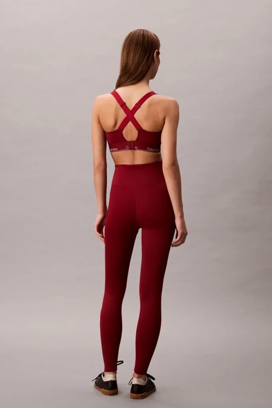 Calvin Klein Tam Boy Kadın Kırmızı Tayt  LVGWS5L612-AF8