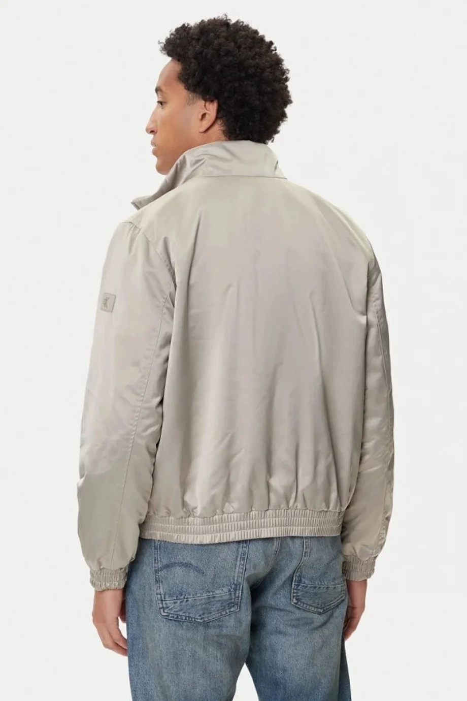 Calvin Klein Uzun Kollu Dolgulu Harrington Erkek Kahverengi Ceket LV04RC516G-RAK