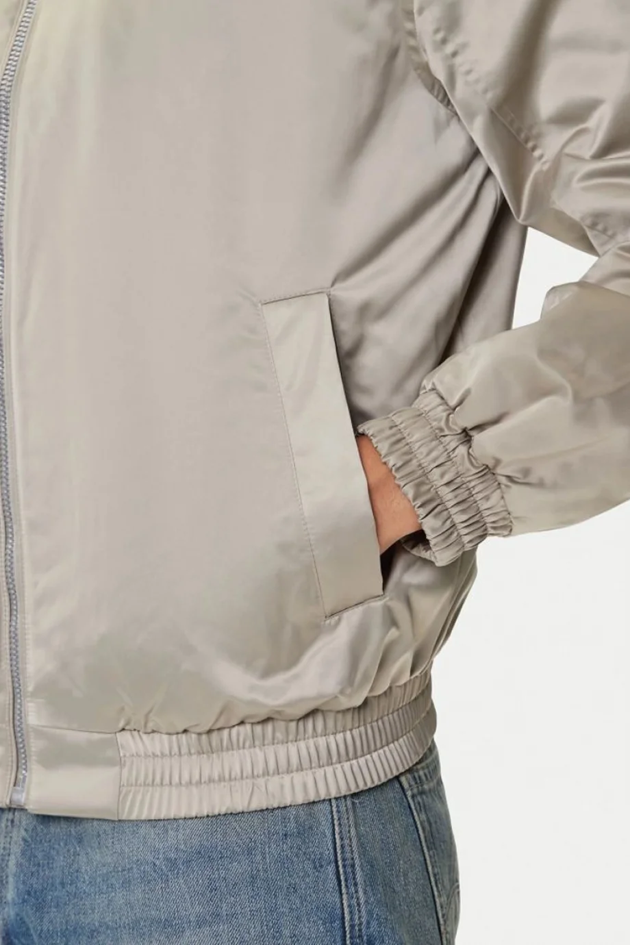 Calvin Klein Uzun Kollu Dolgulu Harrington Erkek Kahverengi Ceket LV04RC516G-RAK