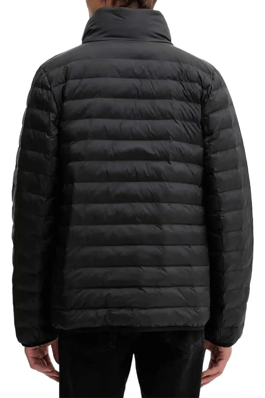 Calvin Klein Uzun Kollu Hafif Naylon Kapitone Erkek  Mont  LV04LC506G-UB1