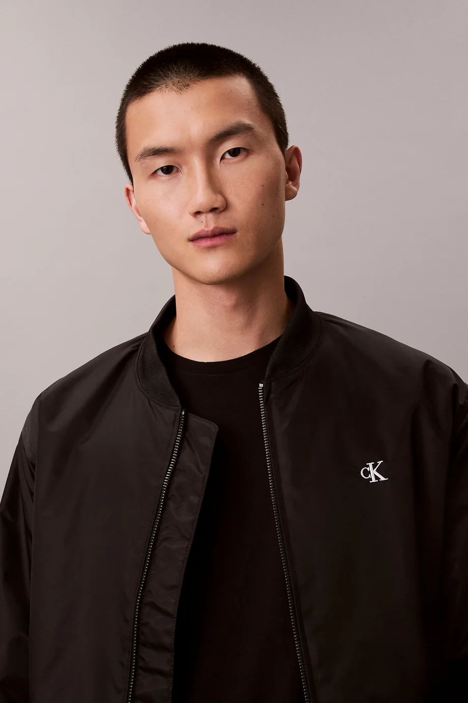 Calvin Klein Uzun Kollu Jeans Hero Erkek Siyah Ceket LV04RC526G-UB1