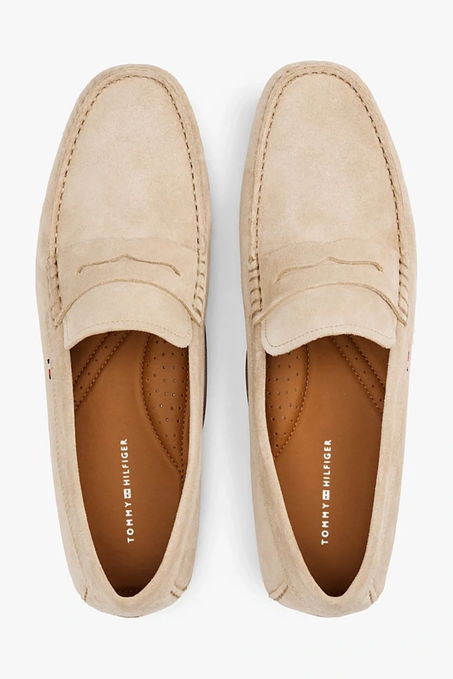 Tommy Hilfiger CASUAL HILFIGER SUEDE DRIVER Erkek  Loafer FM0FM049980F7