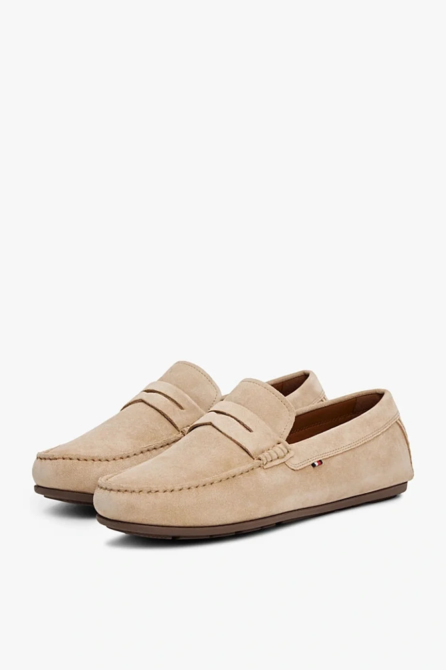 Tommy Hilfiger CASUAL HILFIGER SUEDE DRIVER Erkek  Loafer FM0FM049980F7