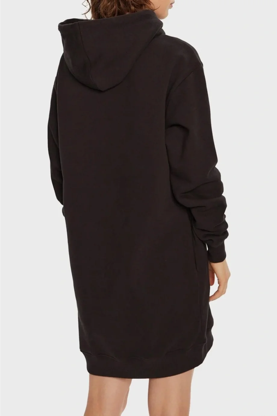 Calvin Klein CHENILLE MONOLOGO HOODIE DRESS Kadın SİYAH Elbise J20J224685-BEH