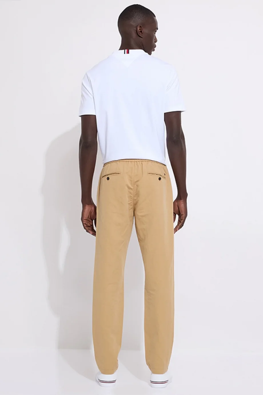 Tommy Hilfiger CHINO HARLEM PO DRWS CO LINEN Erkek Bej Pantolon MW0MW34533RBL