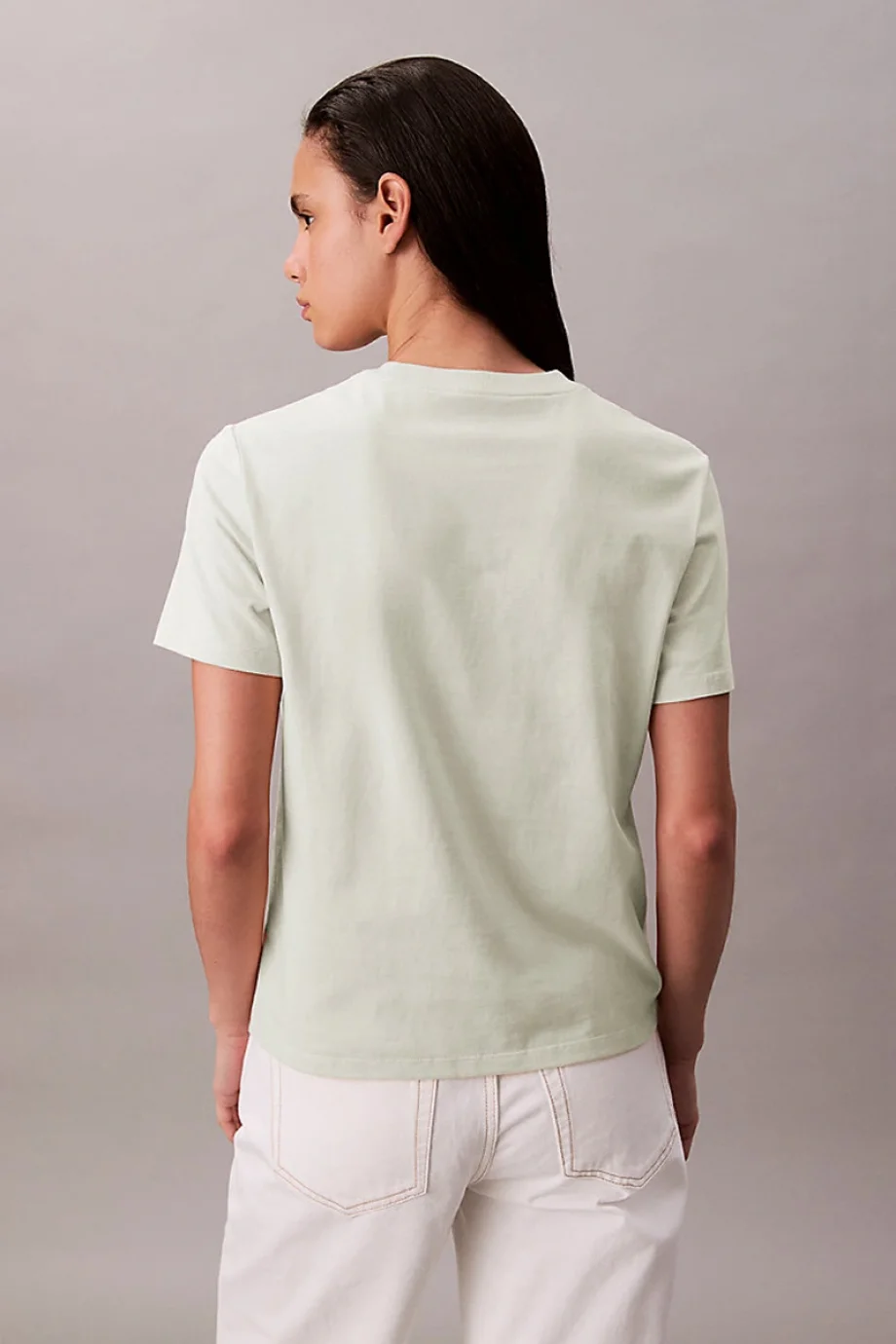 Calvin Klein HR SS CLSSC MNLG CNC Kadın  T-shirt LV047B865G-NF1