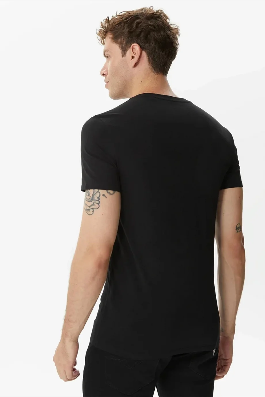 Guess Core Tee Erkek Siyah Slim Fit T-Shirt M2YI24J1314-JBLK