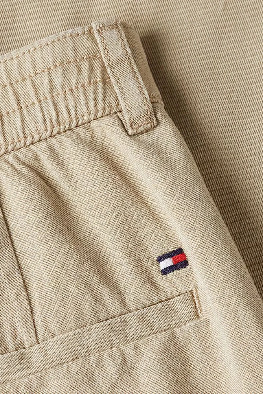 Tommy Hilfiger CO BLEND RLXD STR PULL ON CHINO Kadın  Pantolon WW0WW45589AEG