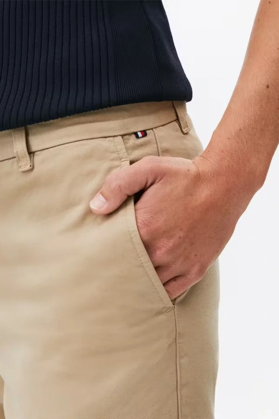 Tommy Hilfiger CO STRETCH GMD SLIM CHINO Kadın  Pantolon WW0WW45920AEG