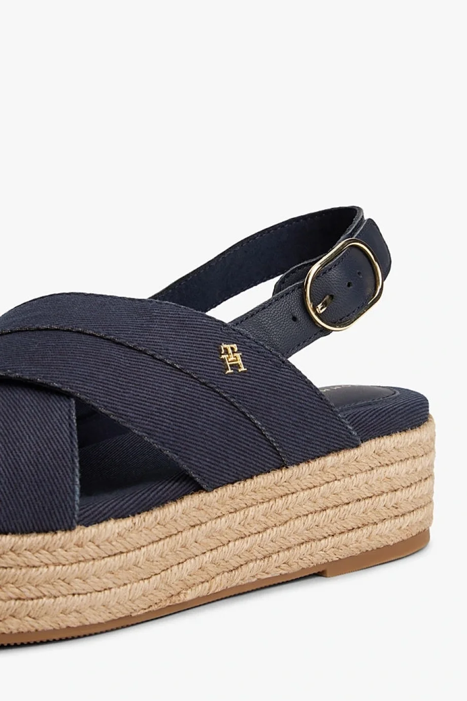 Tommy Hilfiger DENIM ESPADRILLE PLATFORM SANDAL Kadın  Sandalet FW0FW08669DW6