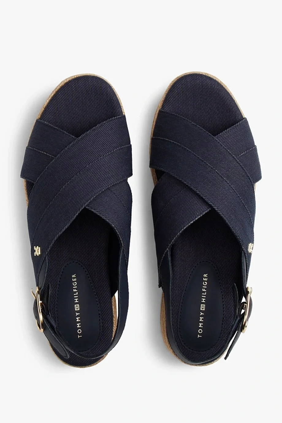 Tommy Hilfiger DENIM ESPADRILLE PLATFORM SANDAL Kadın  Sandalet FW0FW08669DW6