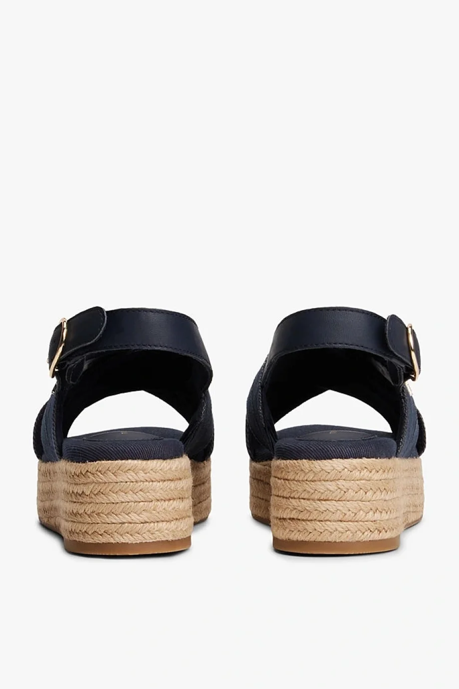 Tommy Hilfiger DENIM ESPADRILLE PLATFORM SANDAL Kadın  Sandalet FW0FW08669DW6