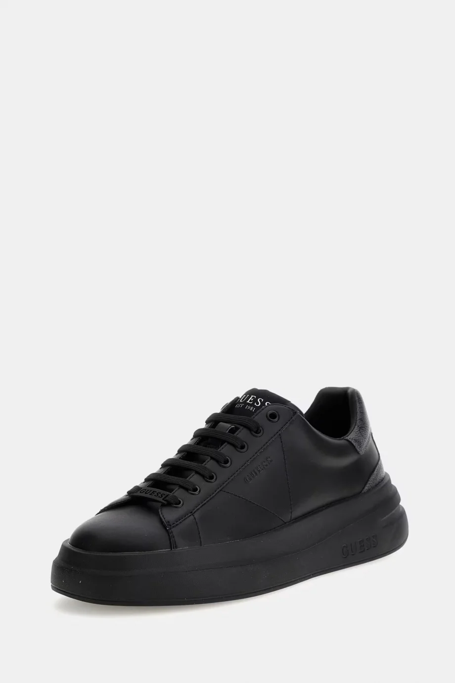 Guess Elba Erkek Siyah Deri Sneaker FMPVIBLEA12-BLACK