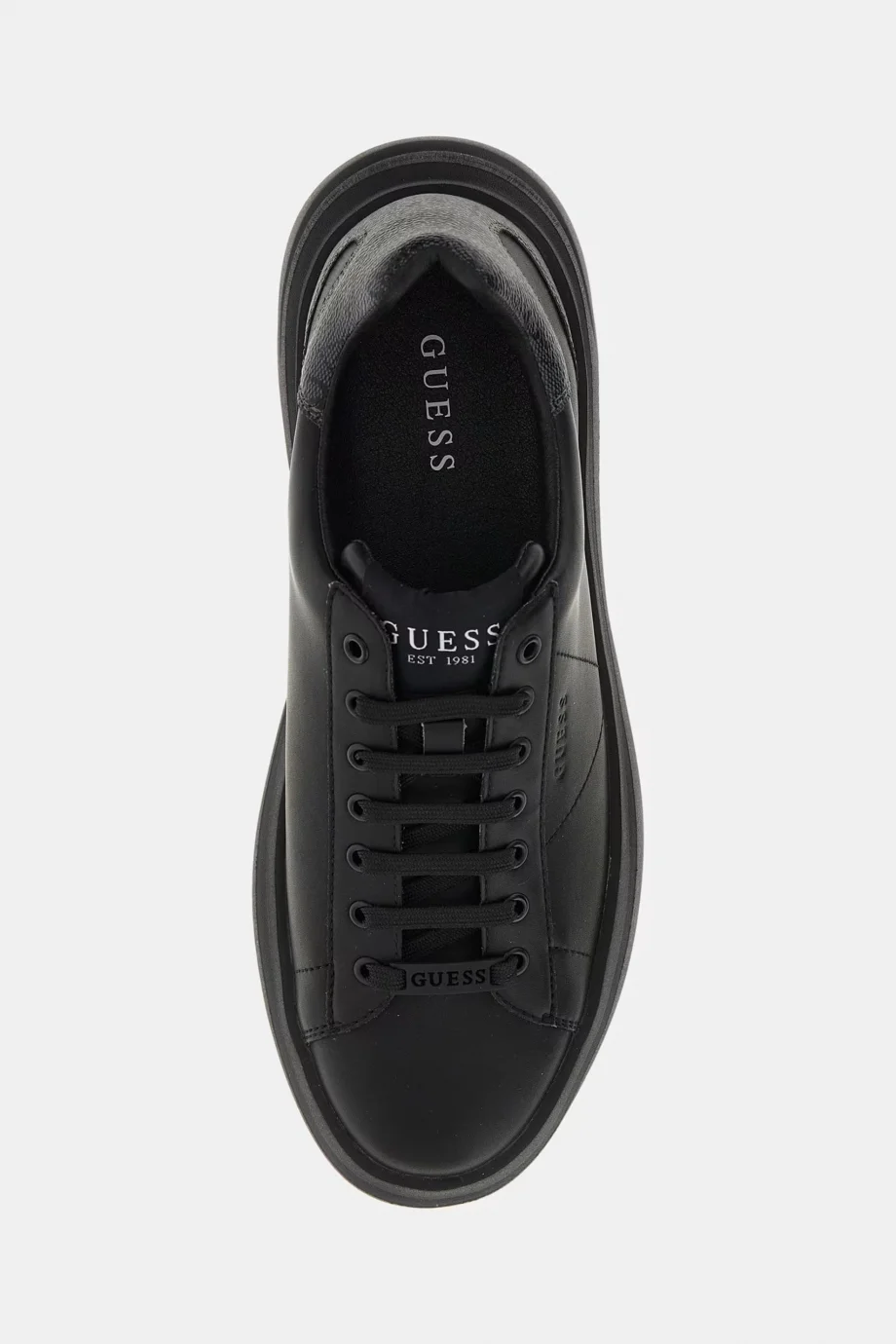 Guess Elba Erkek Siyah Deri Sneaker FMPVIBLEA12-BLACK