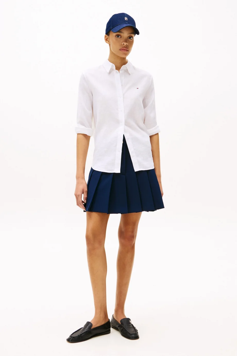 Tommy Hilfiger ESS LINEN RELAXED SHIRT Kadın  Gömlek WW0WW44679YCF