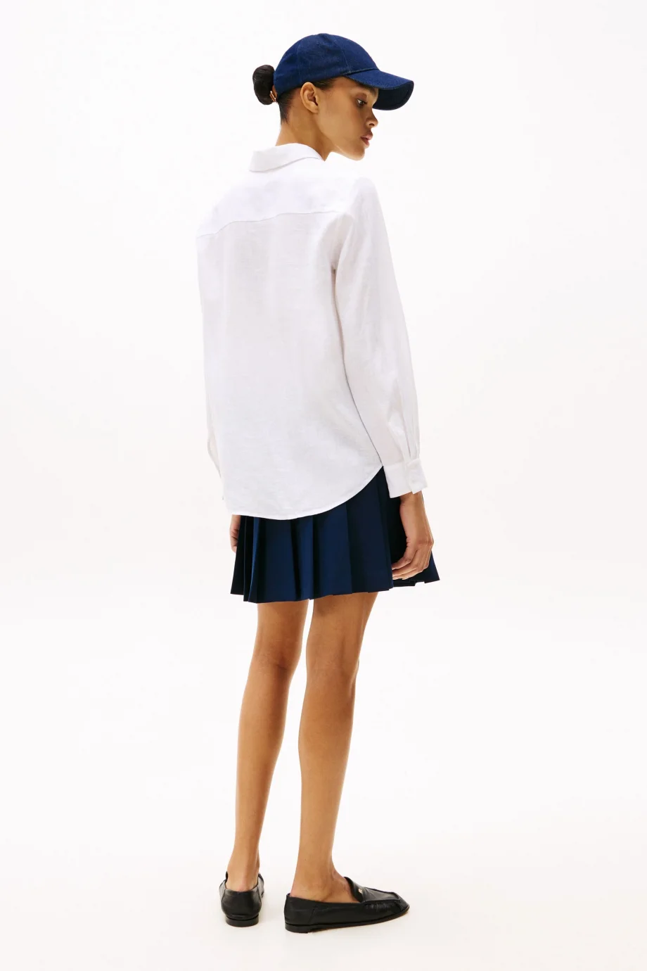 Tommy Hilfiger ESS LINEN RELAXED SHIRT Kadın  Gömlek WW0WW44679YCF