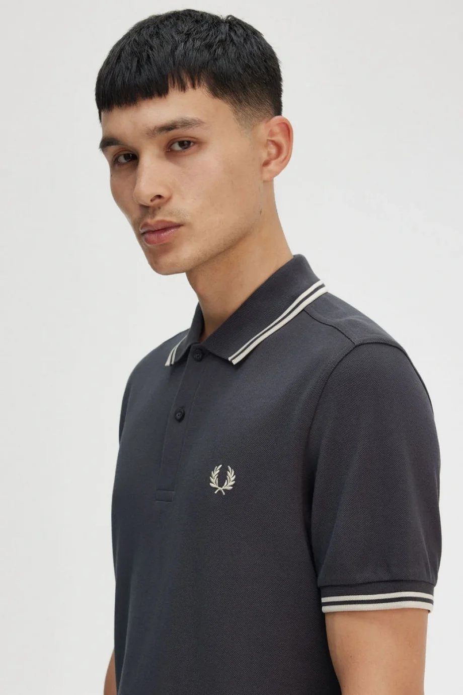 Fred Perry TWIN TIPPED FRED PERRY SHIRT Erkek  T-shirt M3600-V56