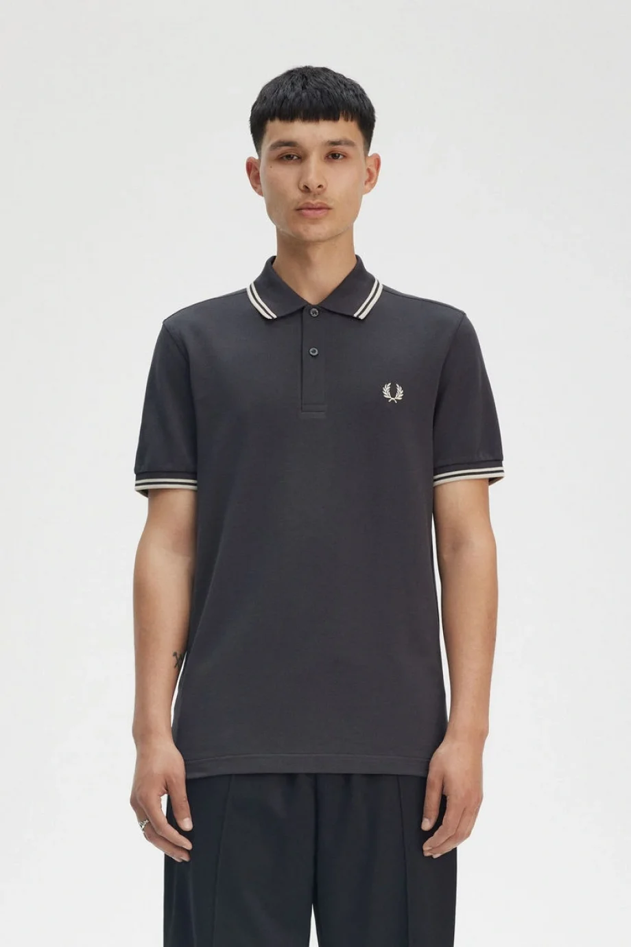 Fred Perry TWIN TIPPED FRED PERRY SHIRT Erkek T-shirt M3600-V56