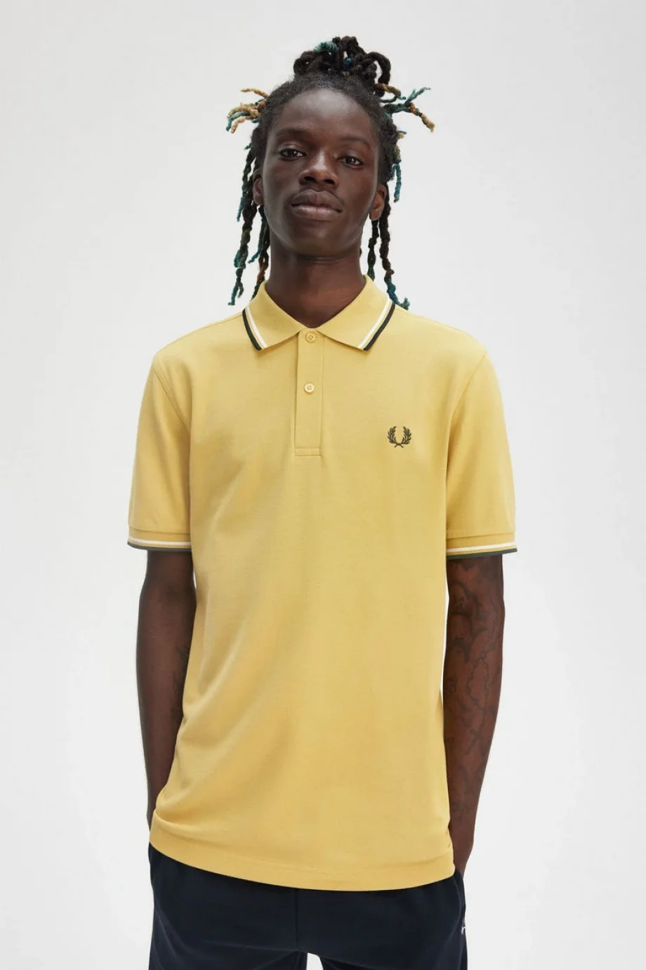 Fred Perry TWIN TIPPED FRED PERRY SHIRT Erkek  T-shirt M3600-Y33