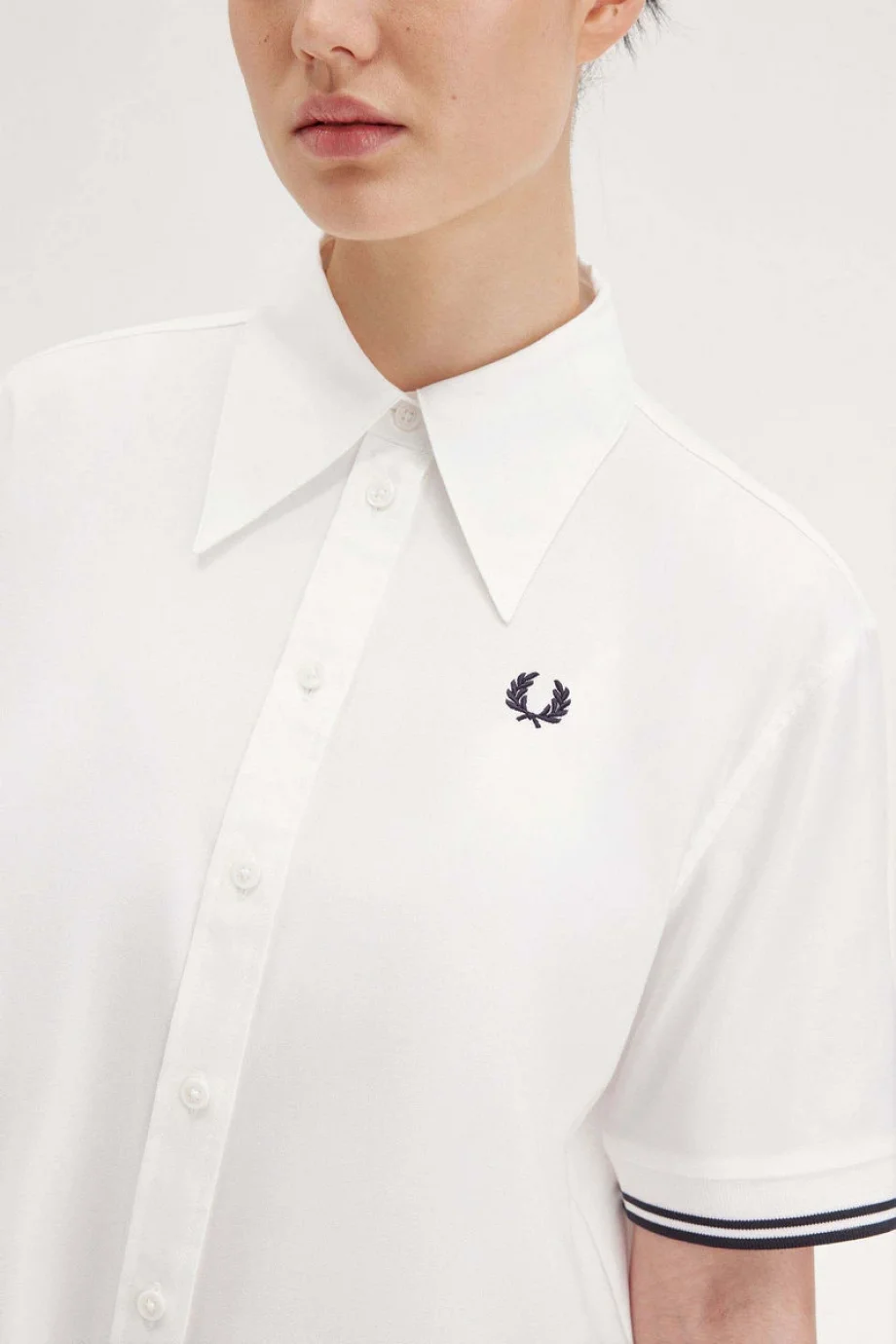 Fred Perry TIPPED SHIRT DRESS Kadın  Elbise D9172-129