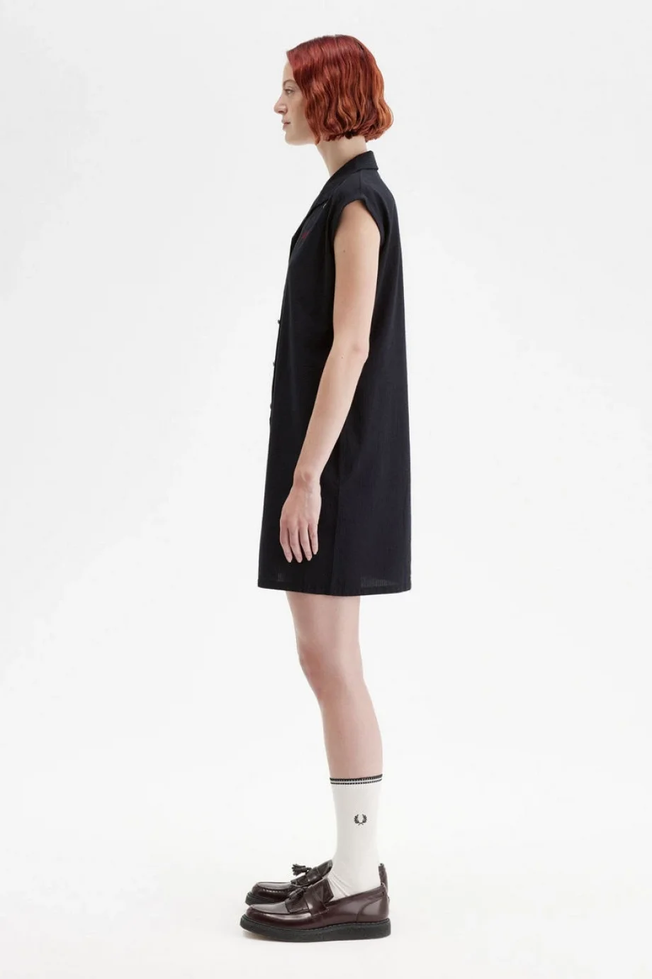 Fred Perry OPEN COLLAR SHIRT DRESS Kadın  Elbise SD9100-102