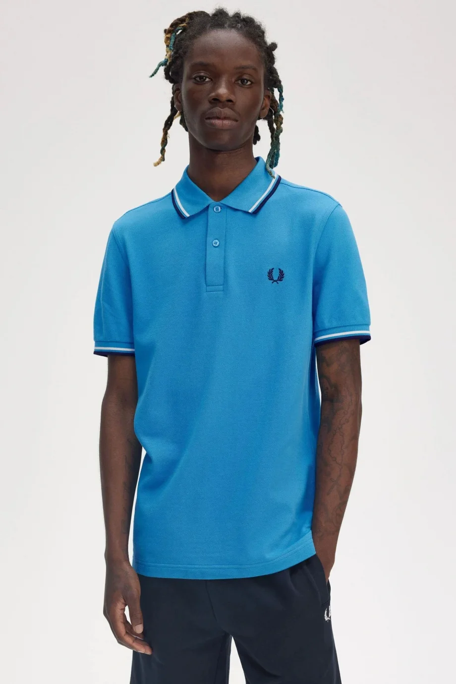 Fred Perry TWIN TIPPED FRED PERRY SHIRT Erkek  T-shirt M3600-Y27