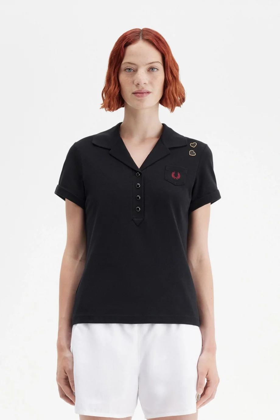 Fred Perry POCKET DETAIL POLO SHIRT Kadın T-shirt SG9101-102