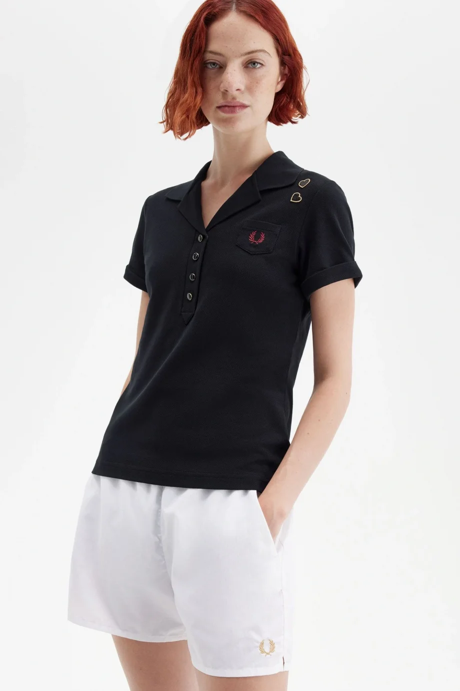 Fred Perry POCKET DETAIL POLO SHIRT Kadın  T-shirt SG9101-102