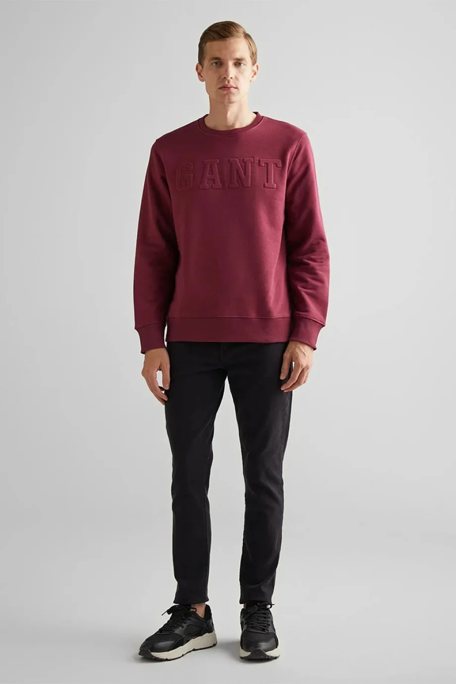 Gant Erkek Bordo Regular Fit Sweatshirt