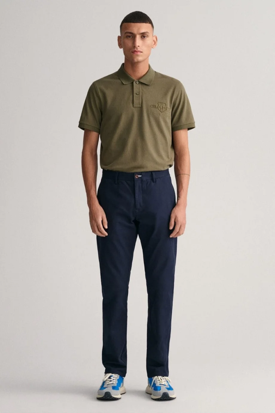 Gant Erkek Lacivert Slim Fit Pantolon